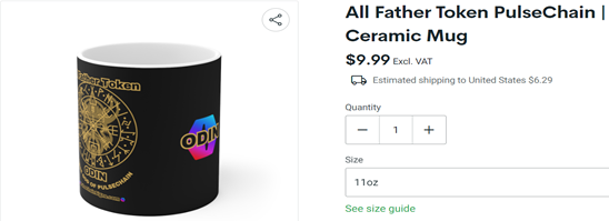 All Father Token PulseChain Ceramic Mug