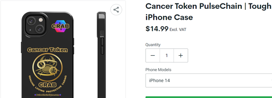 Cancer Token PulseChain Tough iPhone Case