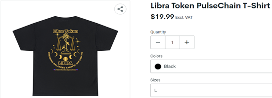 Libra Token PulseChain T-Shirt