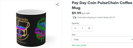 Pay Day Coin PulseChain Coffee Mug