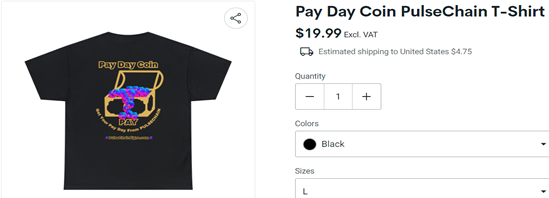 Pay Day Coin PulseChain T-Shirt