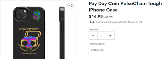 Pay Day Coin PulseChain Tough iPhone Case