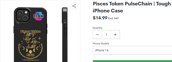 Pisces Token PulseChain Tough iPhone Case