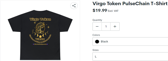Virgo Token PulseChain T-Shirt