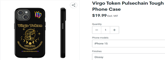Virgo Pulsechain Tough Phone Case